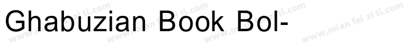 Ghabuzian Book Bol字体转换